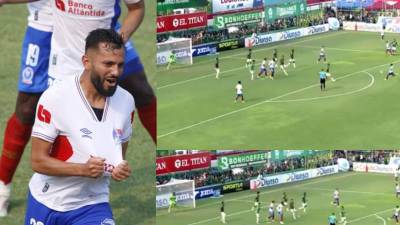 ¡Qué golazo! La espectacular volea de Jorge Álvarez en el Marathón-Olimpia