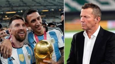 Ángel Di María defendió a su amigo Messi y respondió con duro mensaje a Lothar Matthäus, leyenda de Alemania.