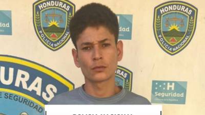 Momentos de la captura de Cristian Alexander Ramírez, alias “El Sarco”.