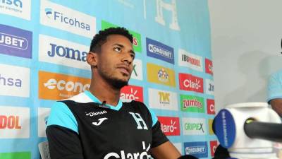 Antony ‘Choco‘ Lozano durante la conferencia de prensa previo al partido contra México.