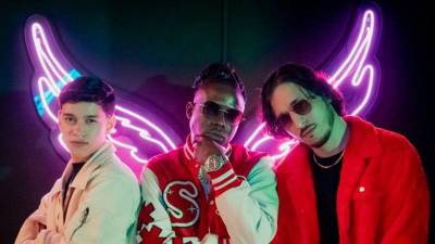 Roger Mejía, TJ Chony y Jorge Alejandro; integrantes de Catracho Boyz.