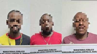 Los tres detenidos fueron puestos a la orden del Ministerio Público.