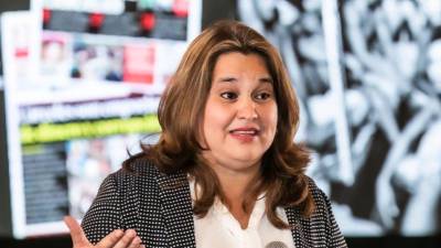 La viceministra de Seguridad, Julissa Villanueva.