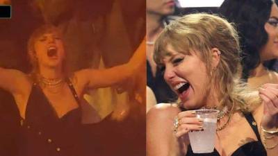 Taylor Swift moviendo las caderas igual que Shakira en los MTV