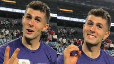 Christian Pulisic recordó el 2-0 que le metió otra vez Estados Unidos a México en la final de la Nations League de la Concacaf.