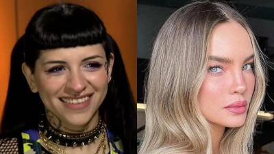 Las cantantes Cazzu y Belinda.