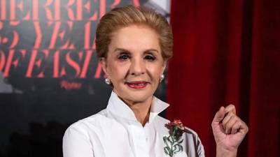 La diseñadora y empresaria Carolina Herrera.
