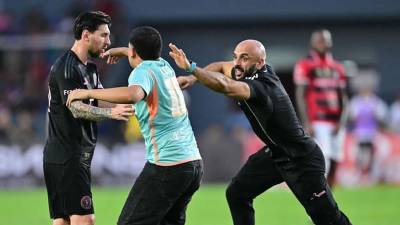 El guardaespaldas de Lionel Messi fue protagonista de varios momentos en el partido amistoso del Inter Miami contra el Sporting San Miguelito de Panamá y fue ‘humillado’ por un aficionado panameño.