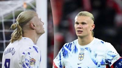Erling Haaland fue humillado con la Selección de Noruega contra Austria en la Nations League.