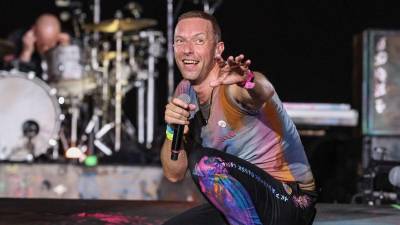 El músico británico Chris Martin, líder de la banda Coldplay.