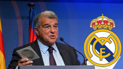 El presidente del FC Barcelona, Joan Laporta, en su comparecencia por el ‘caso Negreira’ se refirió al Real Madrid como el “equipo del Régimen”.