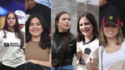 Ellas son las lindas chicas que adornaron el partido de vuelta de la final del Torneo Apertura 2024 entre Olimpia y Motagua en el estadio Nacional Chelato Uclés.