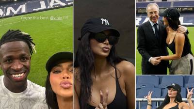 Kim Kardashian, empresaria e influencer estadounidense, disfrutó del regreso del Real Madrid al estadio Santiago Bernabéu y cautivó robando muchas miradas con su imponente presencia en el partido del equipo merengue ante el Valladolid.