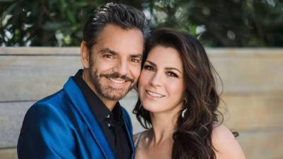 Eugenio Derbez y su esposa Alessandra Rosaldo.