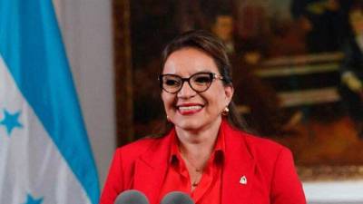 Xiomara Castro, presidenta de Honduras.