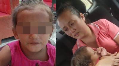Después de varias horas de angustia, la tarde de este lunes 24 de agosto, la pequeña Reyna Danesi Erazo Aguilar, de tres años, fue encontrada sana y salva en la aldea Juan Lázaro, en Sonaguera, Colón.