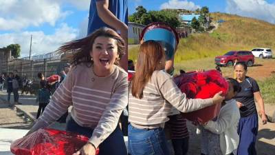 En un gesto solidario que marca el espíritu de las fiestas de fin de año, la presentadora hondureña Milagro Flores llevó esperanza y alivio a 100 familias de escasos recursos.