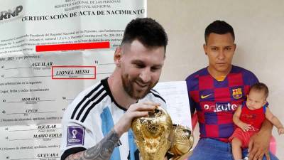 Un padre hondureño nombró a su hijo como “Lionel Messi Aguilar Guevara”.