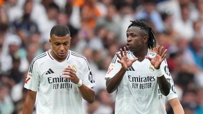 Kylian Mbappé no ha tenido el mejor arranque goleador en el Real Madrid y técnicamente lo comparan con Vinicius.