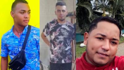 Erik Zúniga, José Evelio Landaverde y Arlen Daniel Moreno son las tres personas muertas en un bar de Tocoa, Colón.