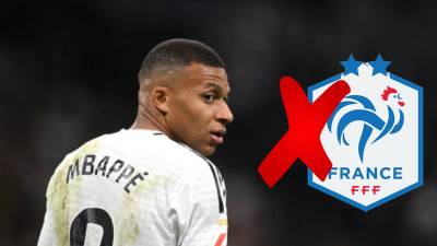 Kylian Mbappé no va por segunda vez consecutiva a la Selección de Francia.