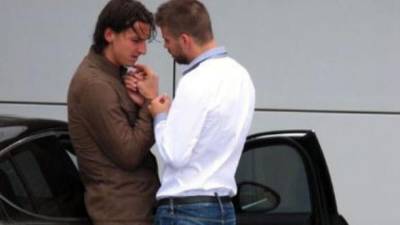 Gerard Piqué asegura que la foto con Zlatan Ibrahimovic fue sacada de contexto.