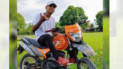Foto en vida de Yarel Juárez, el joven que murió en la curva del Río Guaymón.