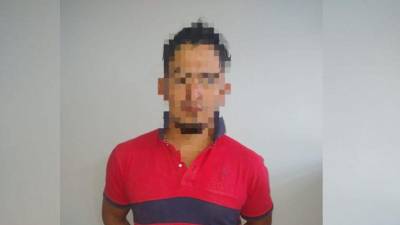 Marlón Javier Machorro Mejía de 30 años fue capturado por los agentes policiales este viernes en la colonia Rodríguez de San Luis, Santa Bárbara.