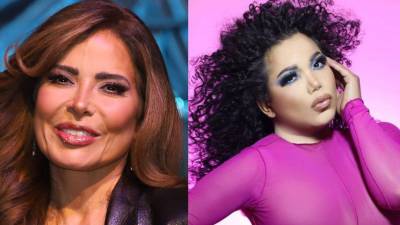 La cantante Gloria Trevi y la influencer Paola Suárez.