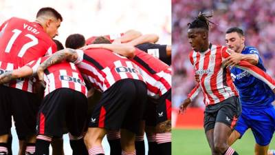 Nico Williams ingresó en la segunda parte del encuentro.