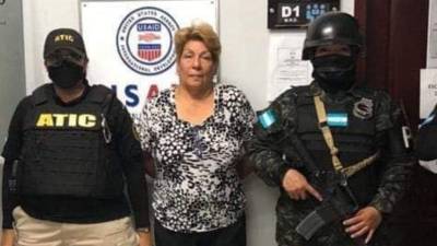 Fotografía de archivo del momento de la captura de Alma Lisett Martínez Aguilar.