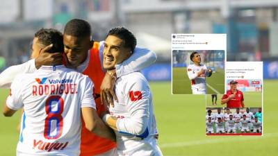 El Olimpia rescató el empate ante Motagua con un gol de Jerry Bengtson al minuto 97 del encuentro y le arrebató la sonrisa a los Azules. Esto dicen tras el agónico empate.