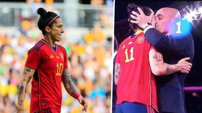 Rubiales provocó la indignación en España y a nivel internacional por el beso que le dio en la boca sin consentimiento a Jenni Hermoso.