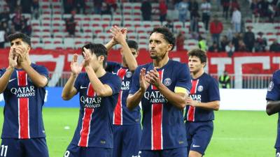 Decepción en el PSG luego de su juego ante el Niza.