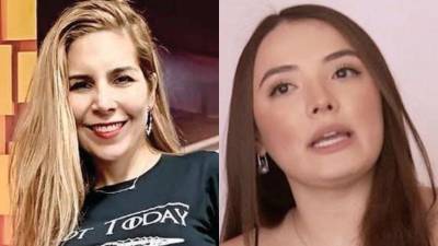 Karla Panini y la hija de Karla Luna, Stephany Luna.