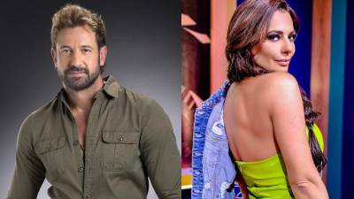 Los actores Gabriel Soto y Cecilia Galliano.