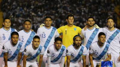 El 11 titular de la selección chapina que venció a su similar de Martinica.