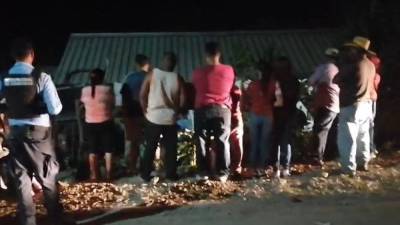 El hecho generó conmoción en Taulabé, Comayagua.