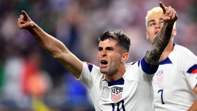 Christian Pulisic lideró el triunfo de Estados Unidos sobre México con dos goles.