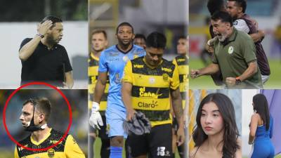 Las imágenes de la nueva derrota que sufrió el Real España (0-1) contra el Juticalpa FC en el estadio Morazán. Rostros tristes de los jugadores aurinegros, lo que hicieron al final del partido y el festejo de los olanchanos.