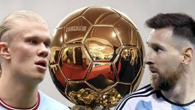 Erling Haaland y Lionel Messi son los principales candidatos para ganar el Balón de Oro 2023.