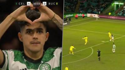 Luis Palma se destapa con golazo en goleada del Celtic en Escocia