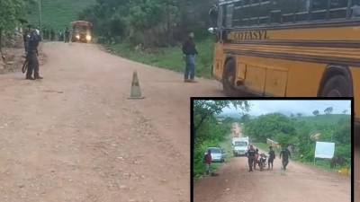 Militares realizan operativos en retenes en Sulaco y Victoria, Yoro.