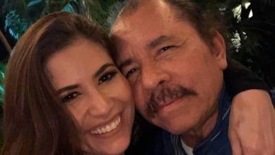 Xiomara Blandino y Daniel Ortega.