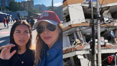 La mañana del lunes 10 de agosto un terremoto de magnitud 7,4 sacudió Colombia, lugar en el que se encontraban algunas celebridades debido a proyectos profesionales.