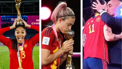 España se coronó campeona del Mundial Femenino por primera vez en su historia. Estas fueron las imágenes de los festejos y lo que no se vio.