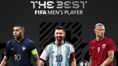 Messi, Mbappé y Haaland fueron los finalistas a Mejor Futbolista en los Premios The Best.