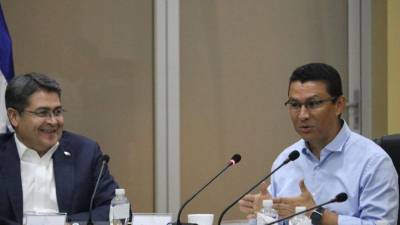 Exministro de la Presidencia en el Gobierno de Juan Orlando Hernández, Ebal Díaz Lupián.