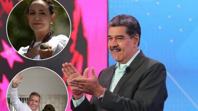 Fotografía cedida por Prensa Miraflores del presidente de Venezuela, Nicolás Maduro, en su programa de televisión semanal en Caracas.