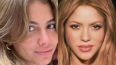 La nueva novia de Piqué y la ex pareja Shakira.